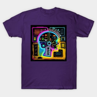 Music Brain III by Music Genius Art T-Shirt